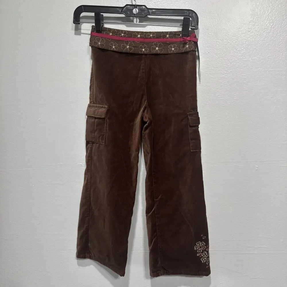 Lot Of 3 Carters Velvet Pants, Pink Black Bow Top, Cropped Leggings Girls Sz 6